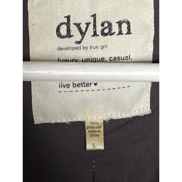 Dylan by True Grit Sherpa Vest S | Faux Fur Zip Front Gray Cozy Layer - Picture 5 of 13